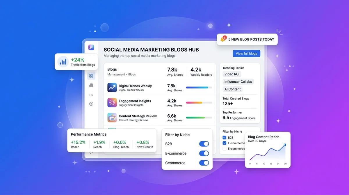 Top 25 Social Media Marketing Blogs to Follow in 2026