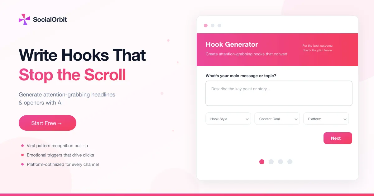 Hook Generator screenshot