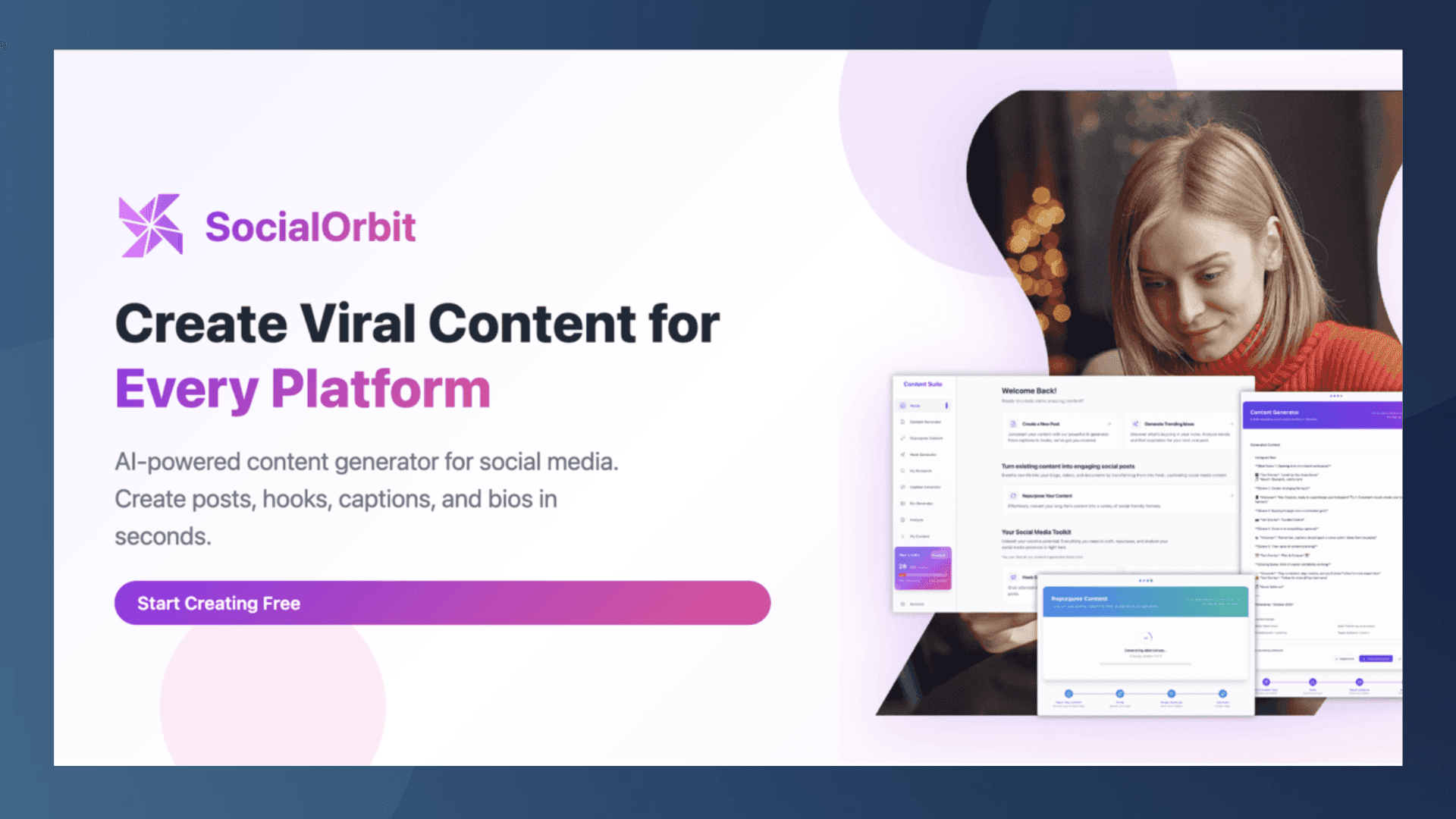 SocialOrbit screenshot 1